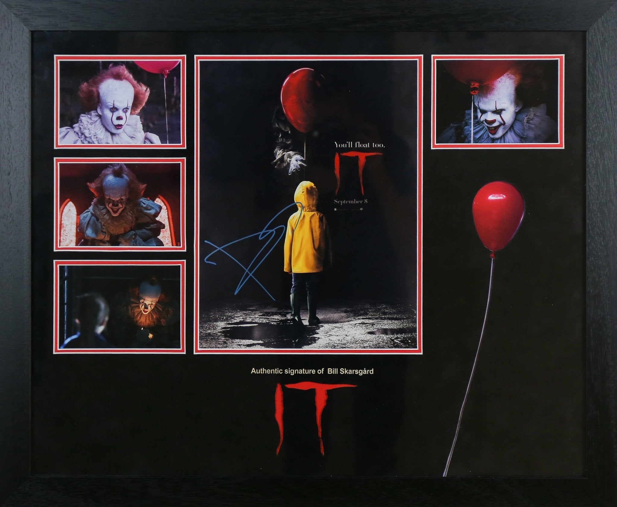 Bill Skarsgard Signed IT 12x16 Photograph Framed Display - Memorabilia Framers Shop